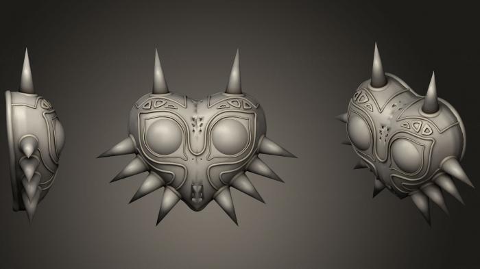 Mask (MS_0243) 3D model for CNC machine